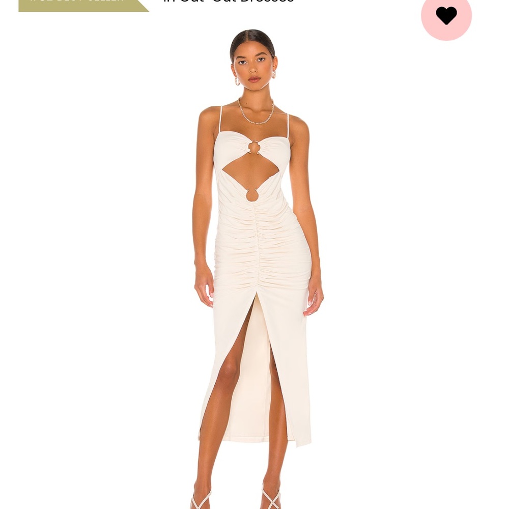 Elegant Cream Midi Dress